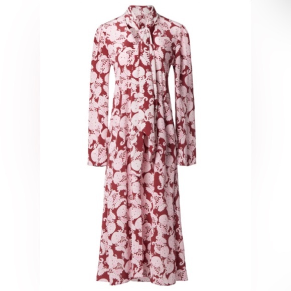 Nwt! Equipment Femme Size Xl Julianne 100% Silk Paisley Midi Dress.